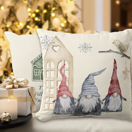 Nordic Christmas Gnomes & Zuhause Individuelle Nam Kissen