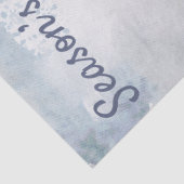 Nordic Christmas Holiday Festivals Skigenom Seidenpapier (Detail)