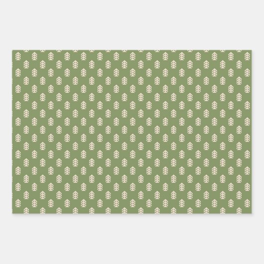 Nordic Christmas Hygge Wrapping Sheets Geschenkpapier Set (Vorderseite 2)