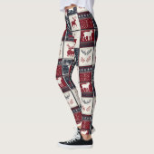Nordic Christmas Patchwork | Rentier Leggings (Links)