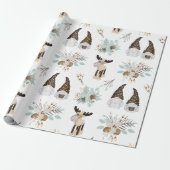 Nordic Christmas Pattern Wrapping Paper Geschenkpapier (Ungerollt)