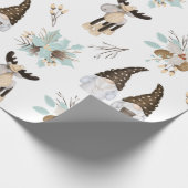 Nordic Christmas Pattern Wrapping Paper Geschenkpapier (Ecke)