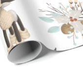 Nordic Christmas Pattern Wrapping Paper Geschenkpapier (Rolleneckpunkt)