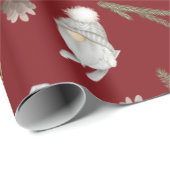 Nordic Christmas Pattern Wrapping Paper Geschenkpapier (Rolleneckpunkt)
