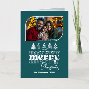 Nordic Cool Hand Drawn Frohe Weihnachts-Foto