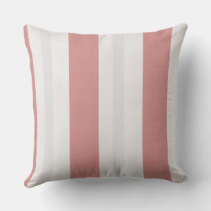 Nordic Cottage Streifen – Rosé & Nebel Kissen