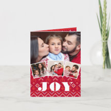 Nordic Fairisle Joy Foto Collage Weihnachten