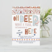 Nordic Fairisle und Fun Typografy Holiday Moving Ankündigung (Stehend Vorderseite)