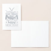 Nordic Foil Frohe Weihnachtskarte Neues Jahr Folienkarte (Anzeige)