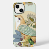 Nordic Folk Art Bird Case-Mate iPhone Hülle (Rückseite)