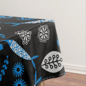 Nordic Folk Art Fish Tischdecke (Beispiel)