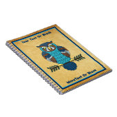 Nordic Folk Art Owl Notizblock (Rechte Seite)