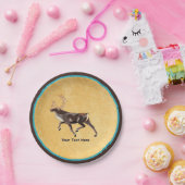 Nordic Folk Art Owl Pappteller (Party)