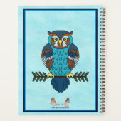 Nordic Folk Art Owl Planer (Rückseite)