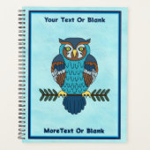 Nordic Folk Art Owl Planer (Vorderseite)
