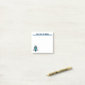 Nordic Folk Art Owl Post-it Klebezettel (Auf Schreibtisch)