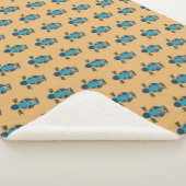 Nordic Folk Art Owl Sherpadecke (3/4)