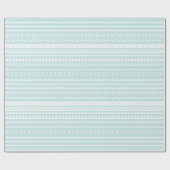 Nordic Folk Print Holiday Wrapping Paper Geschenkpapier (Flach)