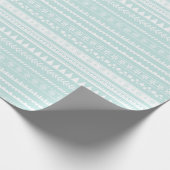 Nordic Folk Print Holiday Wrapping Paper Geschenkpapier (Ecke)