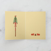 Nordic Folk Santa Card Karte (Innenseite)