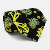 Nordic Forest Mushroom Folklore Art Krawatte (Gerollt)