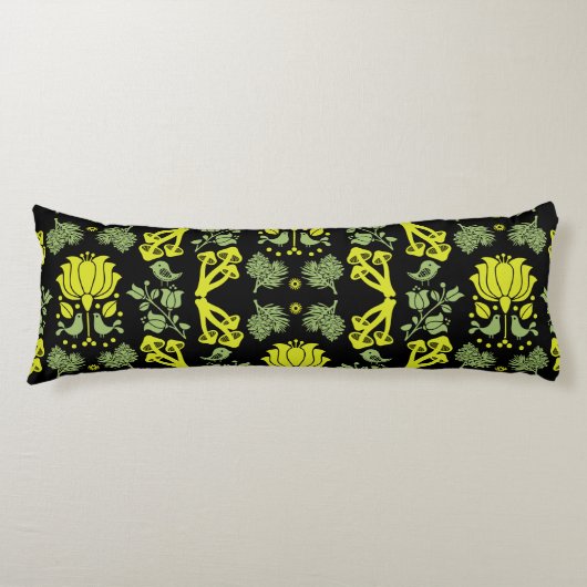 Nordic Forest Mushroom Folklore Art Seitenschläferkissen (Vorderseite)