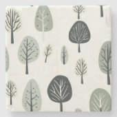 Nordic Forest Stone Untersetzer (Vorderseite)