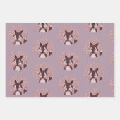 Nordic Fox Winter Geschenkpapier Set (Vorderseite 3)