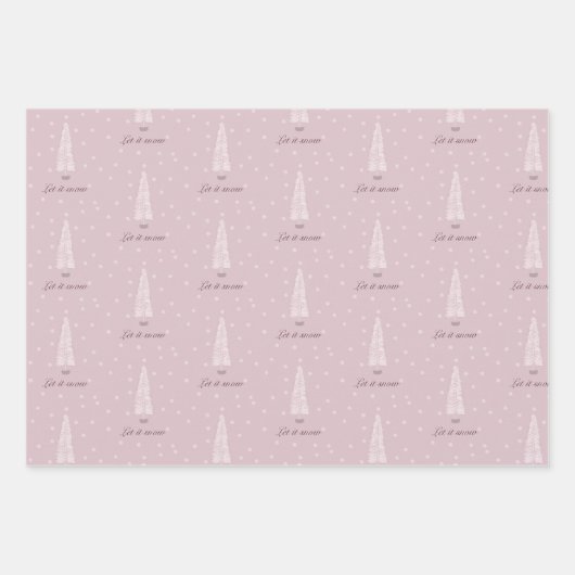 Nordic Fox Winter Geschenkpapier Set (Vorderseite 2)