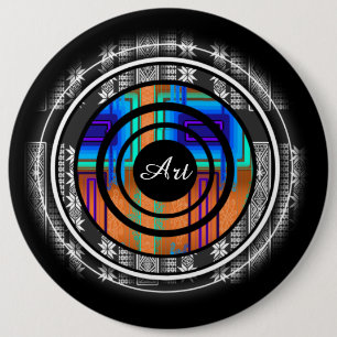 Nordic Future Monogram Button