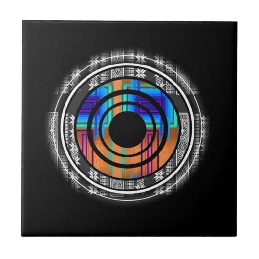 Nordic Future Monogram Fliese (Vorderseite)