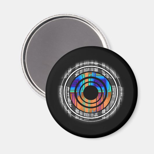 Nordic Future Monogram Magnet (Vorderseite/Rückseite)