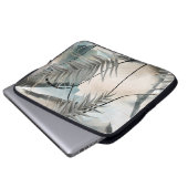 Nordic Geometric Floral Marble Laptopschutzhülle (Vorne Knopf)