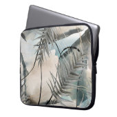 Nordic Geometric Floral Marble Laptopschutzhülle (Vorderseite Links)