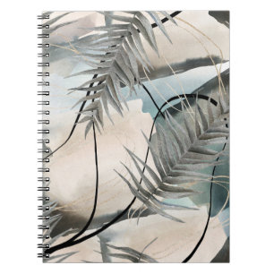 Nordic Geometric Floral Marble Notizblock