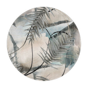 Nordic Geometric Floral Marble Schneidebrett