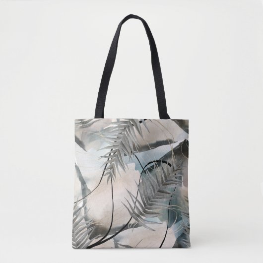 Nordic Geometric Floral Marble Tasche (Vorderseite)