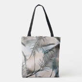 Nordic Geometric Floral Marble Tasche (Rückseite)