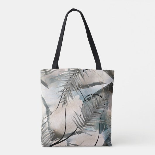 Nordic Geometric Floral Marble Tasche (Rückseite)