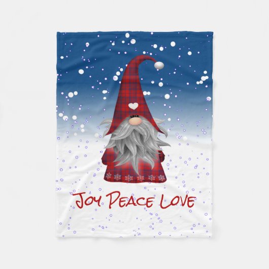 Nordic Gnome Fleecedecke (Vorderseite)