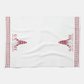 Nordic | Gnome für Feiertage Geschirrtuch (Horizontal)