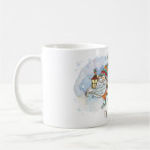 Nordic Gnome Personalisierte Weihnachten Kaffeetasse (Links)