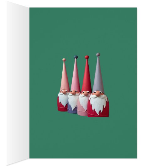 Nordic Gnomes Retro Modern Christmas Kitsch Cut (Innen (Rechts))
