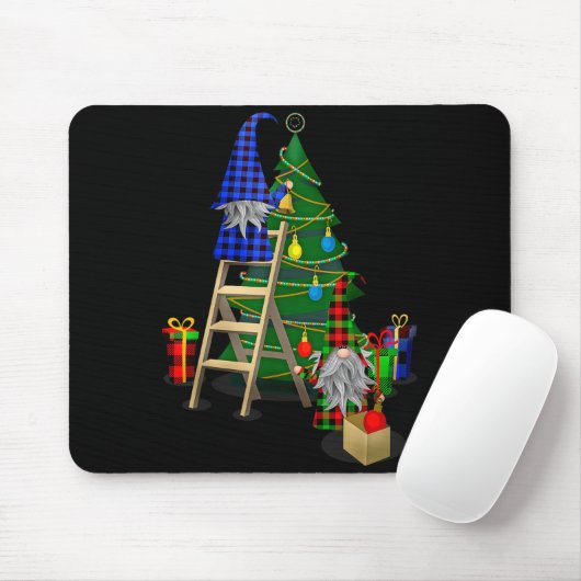 Nordic Gnomes Winter Christmas Swediomte Elves  Mousepad (Mit Mouse)