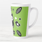 Nordic Horse Folk Art Gift Milchtasse (Rechts)