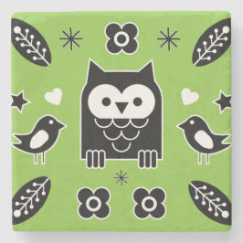 Nordic Horse Folk Art Gift Steinuntersetzer