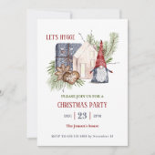 Nordic Hygge Winter Weihnachtsfeiertage Party Einl Einladung (Vorderseite)