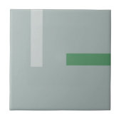 Nordic Kale Green Design Fliese (Vorderseite)