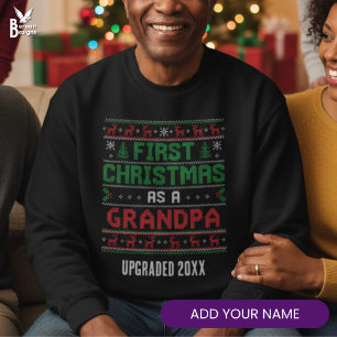 Nordic Knit Style ERSTES WEIHNACHTSFEST ALS OPA Sweatshirt