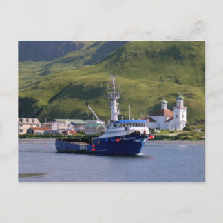 Nordic Mariner, Crab Boat im niederländischen Hafe Postkarte